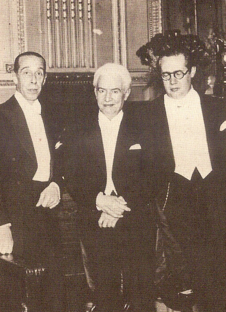 Lamberto Baldi, Manuel Ponce y Andrés Segovia